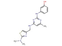 3-{[4-({[2-(dimethylamino)-1,3-thiazol-4-yl]methyl}amino)-6-methylpyrimidin-2-yl]amino}phenol