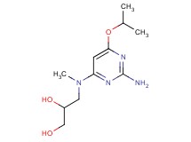 3-[(2-amino-6-isopropoxypyrimidin-4-yl)(methyl)amino]propane-1,2-diol