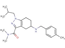 1-isobutyl-N,N-dimethyl-5-[(4-methylbenzyl)amino]-4,5,6,7-tetrahydro-1H-indazole-3-carboxamide