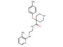 4-(4-methylphenoxy)-N-{2-[(3-methyl-2-pyridinyl)amino]ethyl}-4-piperidinecarboxamide dihydrochloride