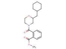 methyl 2-{[2-(cyclohexylmethyl)-4-morpholinyl]carbonyl}benzoate