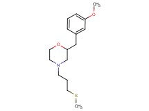 2-(3-methoxybenzyl)-4-[3-(methylthio)propyl]morpholine