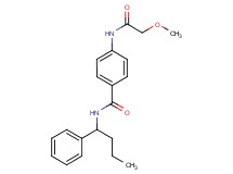 4-[(methoxyacetyl)amino]-N-(1-phenylbutyl)benzamide