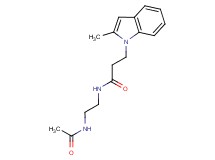 N-[2-(acetylamino)ethyl]-3-(2-methyl-1H-indol-1-yl)propanamide