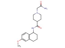 1-(2-amino-2-oxoethyl)-N-(6-methoxy-1,2,3,4-tetrahydro-1-naphthalenyl)-4-piperidinecarboxamide