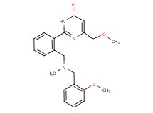 2-(2-{[(2-methoxybenzyl)(methyl)amino]methyl}phenyl)-6-(methoxymethyl)-4(3H)-pyrimidinone