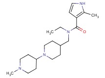 N-ethyl-2-methyl-N-[(1'-methyl-1,4'-bipiperidin-4-yl)methyl]-1H-pyrrole-3-carboxamide