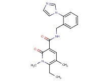 6-ethyl-N-[2-(1H-imidazol-1-yl)benzyl]-1,5-dimethyl-2-oxo-1,2-dihydropyridine-3-carboxamide