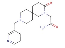 2-[3-oxo-9-(pyridin-3-ylmethyl)-2,9-diazaspiro[5.5]undec-2-yl]acetamide