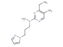 4-ethyl-N,5-dimethyl-N-[3-(1H-pyrazol-1-yl)propyl]pyrimidin-2-amine
