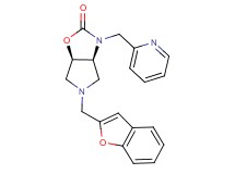 (3aS*,6aR*)-5-(1-benzofuran-2-ylmethyl)-3-(2-pyridinylmethyl)hexahydro-2H-pyrrolo[3,4-d][1,3]oxazol-2-one