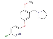 5-chloro-2-[4-methoxy-3-(pyrrolidin-1-ylmethyl)phenoxy]pyridine