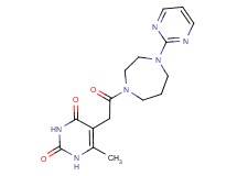 6-methyl-5-[2-oxo-2-(4-pyrimidin-2-yl-1,4-diazepan-1-yl)ethyl]pyrimidine-2,4(1H,3H)-dione