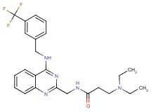 N~3~,N~3~-diethyl-N~1~-[(4-{[3-(trifluoromethyl)benzyl]amino}-2-quinazolinyl)methyl]-beta-alaninamide