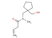N-{[1-(hydroxymethyl)cyclopentyl]methyl}-N-methylbut-3-enamide