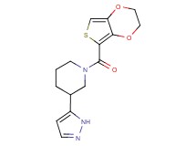 1-(2,3-dihydrothieno[3,4-b][1,4]dioxin-5-ylcarbonyl)-3-(1H-pyrazol-5-yl)piperidine