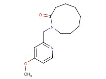 1-[(4-methoxypyridin-2-yl)methyl]azonan-2-one