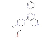 2-[1-methyl-4-(2-pyridin-2-yl-5,6,7,8-tetrahydropyrido[3,4-d]pyrimidin-4-yl)piperazin-2-yl]ethanol