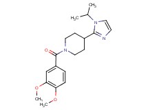 1-(3,4-dimethoxybenzoyl)-4-(1-isopropyl-1H-imidazol-2-yl)piperidine