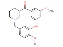 [1-(3-hydroxy-4-methoxybenzyl)-3-piperidinyl](3-methoxyphenyl)methanone