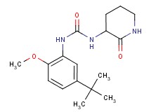 N-(5-tert-butyl-2-methoxyphenyl)-N'-(2-oxopiperidin-3-yl)urea