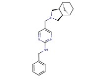 5-[(1R*,2R*,6S*,7S*)-4-azatricyclo[5.2.1.0~2,6~]dec-4-ylmethyl]-N-benzyl-2-pyrimidinamine