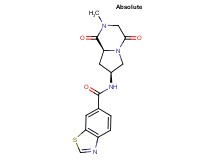 N-[(7S,8aS)-2-methyl-1,4-dioxooctahydropyrrolo[1,2-a]pyrazin-7-yl]-1,3-benzothiazole-6-carboxamide