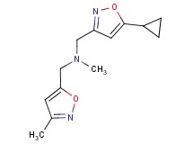 1-(5-cyclopropylisoxazol-3-yl)-N-methyl-N-[(3-methylisoxazol-5-yl)methyl]methanamine