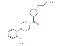 1-(2-ethylphenyl)-4-{[1-(2-methoxyethyl)pyrrolidin-3-yl]carbonyl}piperazine