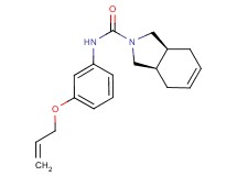 (3aR*,7aS*)-N-[3-(allyloxy)phenyl]-1,3,3a,4,7,7a-hexahydro-2H-isoindole-2-carboxamide