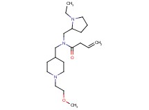 N-[(1-ethyl-2-pyrrolidinyl)methyl]-N-{[1-(2-methoxyethyl)-4-piperidinyl]methyl}-3-butenamide
