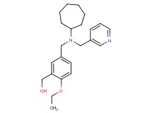 (5-{[cycloheptyl(pyridin-3-ylmethyl)amino]methyl}-2-ethoxyphenyl)methanol