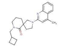 7-(cyclobutylmethyl)-2-(4-methyl-2-quinolinyl)-2,7-diazaspiro[4.5]decan-6-one