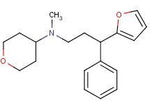 N-[3-(2-furyl)-3-phenylpropyl]-N-methyltetrahydro-2H-pyran-4-amine trifluoroacetate