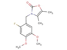 3-(2-fluoro-4,5-dimethoxybenzyl)-4,5-dimethyl-1,3-oxazol-2(3H)-one