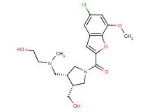 2-[{[(3R*,4R*)-1-[(5-chloro-7-methoxy-1-benzofuran-2-yl)carbonyl]-4-(hydroxymethyl)pyrrolidin-3-yl]methyl}(methyl)amino]ethanol