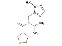 N-isopropyl-N-[(1-methyl-1H-imidazol-2-yl)methyl]tetrahydrofuran-3-carboxamide