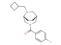 (1R*,5R*)-6-(cyclobutylmethyl)-3-(4-fluorobenzoyl)-3,6-diazabicyclo[3.2.2]nonane