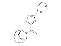 (1S*,6R*)-9-[(3-pyridin-2-yl-1H-pyrazol-5-yl)carbonyl]-3,9-diazabicyclo[4.2.1]nonane