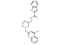 N-({1-[(4-hydroxy-2-quinolinyl)methyl]-3-piperidinyl}methyl)-1H-indole-2-carboxamide