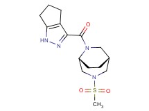 (1R*,5R*)-3-(methylsulfonyl)-6-(1,4,5,6-tetrahydrocyclopenta[c]pyrazol-3-ylcarbonyl)-3,6-diazabicyclo[3.2.2]nonane