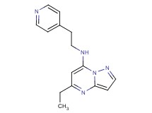 5-ethyl-N-[2-(4-pyridinyl)ethyl]pyrazolo[1,5-a]pyrimidin-7-amine