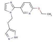 2-ethoxy-5-{1-[2-(1H-pyrazol-4-yl)ethyl]-1H-imidazol-2-yl}pyridine