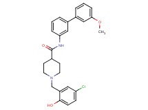 1-(5-chloro-2-hydroxybenzyl)-N-(3'-methoxy-3-biphenylyl)-4-piperidinecarboxamide