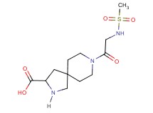 8-[N-(methylsulfonyl)glycyl]-2,8-diazaspiro[4.5]decane-3-carboxylic acid