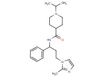 1-isopropyl-N-[3-(2-methyl-1H-imidazol-1-yl)-1-phenylpropyl]-4-piperidinecarboxamide