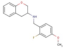 3,4-dihydro-2H-chromen-3-yl(2-fluoro-4-methoxybenzyl)amine