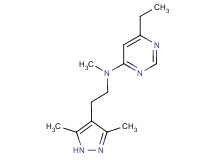 N-[2-(3,5-dimethyl-1H-pyrazol-4-yl)ethyl]-6-ethyl-N-methylpyrimidin-4-amine