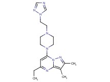 5-ethyl-2,3-dimethyl-7-{4-[2-(1H-1,2,4-triazol-1-yl)ethyl]piperazin-1-yl}pyrazolo[1,5-a]pyrimidine