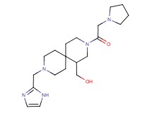 [9-(1H-imidazol-2-ylmethyl)-3-(pyrrolidin-1-ylacetyl)-3,9-diazaspiro[5.5]undec-1-yl]methanol
